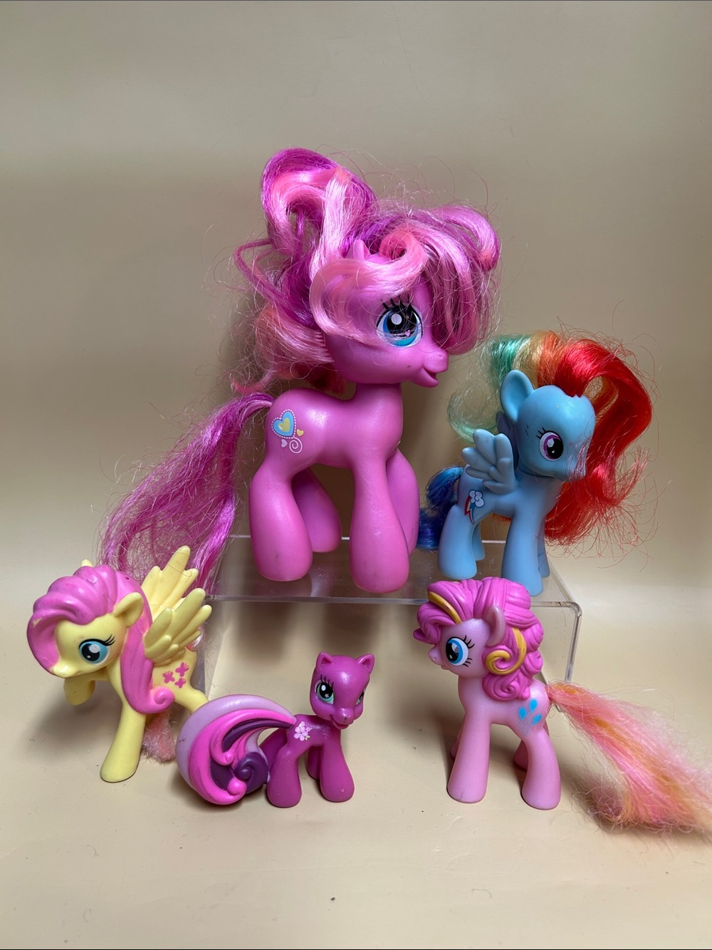 My Little Pony Style Pony Toy - set of 5 pcs
